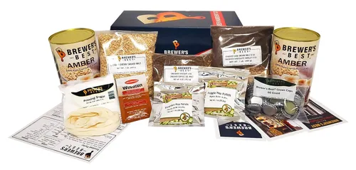 Vista 2 de Brewer's Best - 1033 - Kit de ingredientes de cerveza casera (5 galones), (Porter ahumado) Marrón