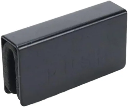 Vista 3 de Crapyt 4 piezas de cristal táctil magnético para puerta, abrazadera de puerta de 1.57 x 0.83 x 0.39 pulgadas Negro