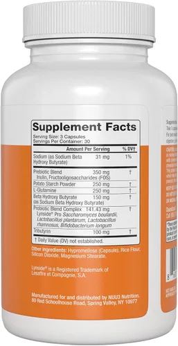 Vista 5 de NUU3 Gut Health 365 - Enzimas digestivas y suplemento probiótico para mujeres y hombres - Hinchazón y alivio de la digestión - Apoya el microbioma