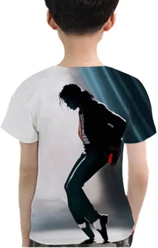Vista 2 de Camiseta de manga corta con estampado 3D para niños y niñas