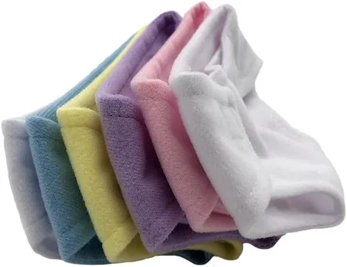 Vista 2 de Paquete de 6 pañales de tela para muñeca bebé, pasteles