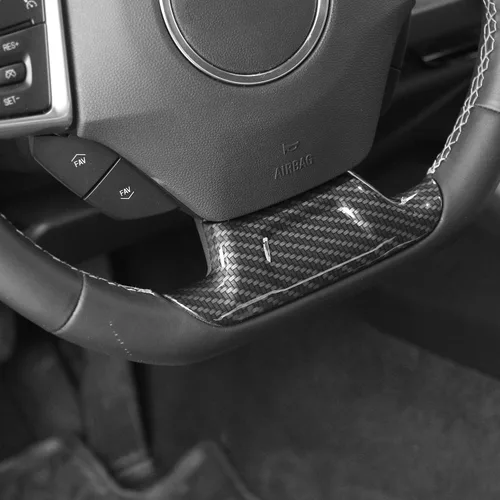 Vista 2 de Voodonala Cubierta de fibra de carbono para volante Chevrolet Chevy Camaro Accesorios interiores 2017-2025