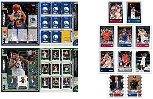 Vista 2 de 20 PAQUETES: Colección de calcomanías de baloncesto Panini NBA 2019/20 (100 calcomanías en total)