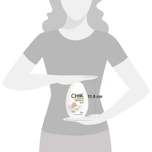 Vista 5 de Chik Protein Solutions - Hairfall Prevent Egg White Shampoo - 5.9 fl oz para cabello grueso y saludable.