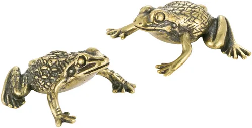 Vista 4 de Figura de araña de latón, escultura de riqueza Fengshui estilo japonés, estatua de la suerte, té para mascotas, figura coleccionable en miniatura