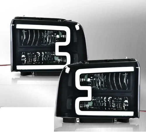 Vista 15 de CHEDA Conjunto de faros, lente transparente carcasa negra ámbar reflector