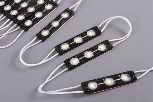 Vista 4 de Storefront Window LED Light Black Shell Pure White 5630 Módulo de inyección con UL 12 V AC Power Package (30 pies)