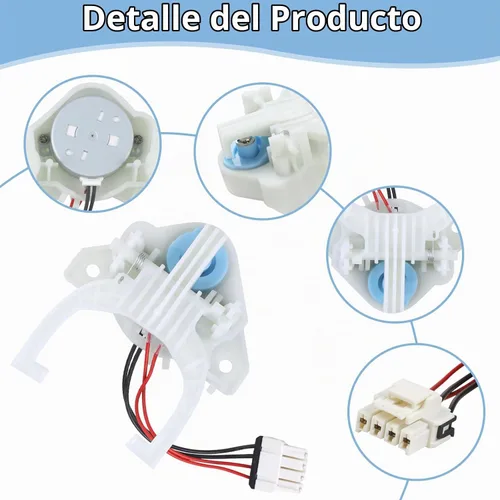 Vista 6 de Nuevo conjunto de actuador de cambio de modo de lavadora WH03X30517 WH05X25036 actualizado