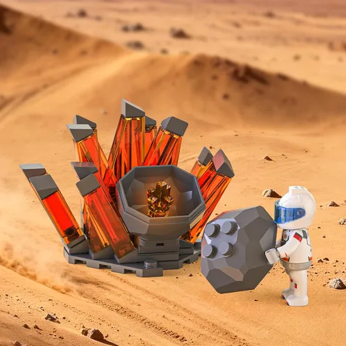 Vista 6 de Space Explorer Rover Juegos de bloques de construcción, vehículos Ll002