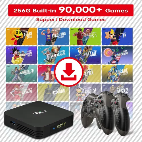 Vista 2 de Retro Game Console Built-in 90,000+ Classic Games, 4K HD Plug and Play Video Game Console, Hyper Base R1 Emulator Console 70+ Emulator Compatible