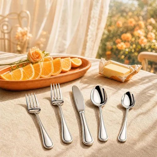 Vista 6 de NICE KITCHEN Juego de cubiertos para 4, 20 piezas de cubiertos de acero inoxidable premium, juego de cubiertos pulido espejo, juego de cubiertos