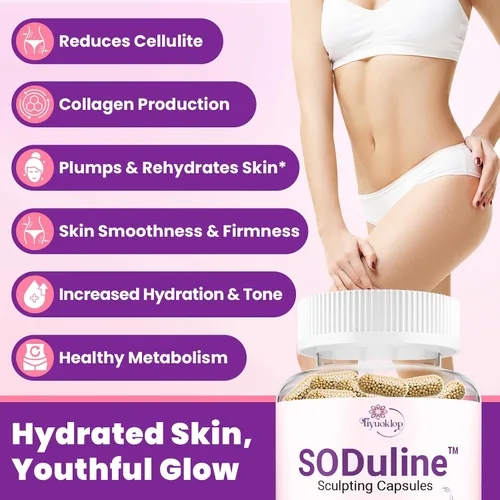 Vista 3 de Suplemento anticelulítico, cápsulas escultoras SODuline™ + SOD de melón francés with Phyto Beadlets, Cellulite Reduces, Cellulite Remover for