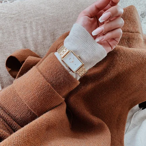 Vista 5 de MVMT Signature Square Reloj analógico minimalista para mujer