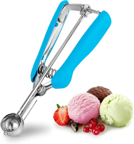Vista 10 de Juego de Cuchara de Galletas 1 Cucharada, Tamaño #60 Cuchara de Masa de Galletas para Hornear, Cuchara de Helado de 15 ml/0.5 oz, Cuchara