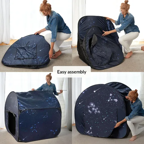 Vista 6 de Tienda de campaña sensorial Esquina tranquila para que los niños jueguen y se relajen Esquina sensorial Ayuda con autismo, SPD, ansiedad