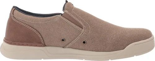 Vista 6 de Nunn Bush Kore Tour - Mocasines de lona con punta lisa para hombre
