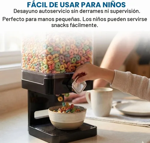 Vista 9 de Zevro Dispensador individual de comida seca edición compacta, Negro