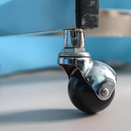 Vista 6 de uxcell - 4 ruedas de bola de 1.5 pulgadas con eje roscado, ruedas giratorias de 360 grados para muebles, tono bronce