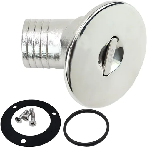 Vista 14 de SHENGHUISS Boat Water/Diesel/Gas/Fuel Deck Fill/Filler 1-1/2 Inch(38mm) with Keyless Cap 316 Stainless Steel Boat Deck Hardware for Boat, Yacht