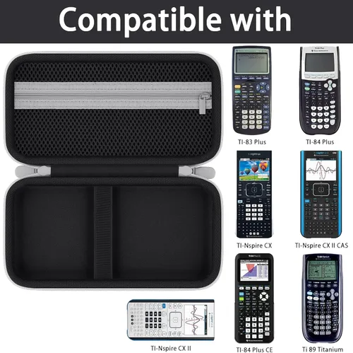 Vista 3 de Estuche rígido para calculadora CE Texas Instruments TI-84 Evo/TI-84