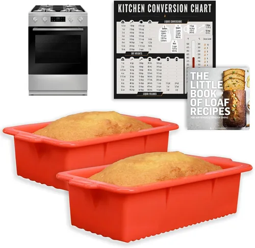 Vista 10 de INFRAOVENS Sartenes de silicona para freidora de aire para hornear, molde antiadherente para pasteles Cosori TurboBlaze 9 en 1 de 6 cuartos