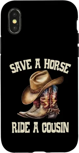 Vista 5 de Funda para iPhone 11 Pro Save A Horse Ride A Cousin All Trash No Trailer Trash Y'all