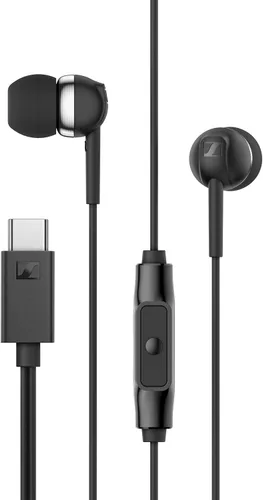 Vista 7 de Sennheiser Consumer Audio CX 80S Auriculares intrauditivos con control remoto inteligente de un botón en línea - Negro