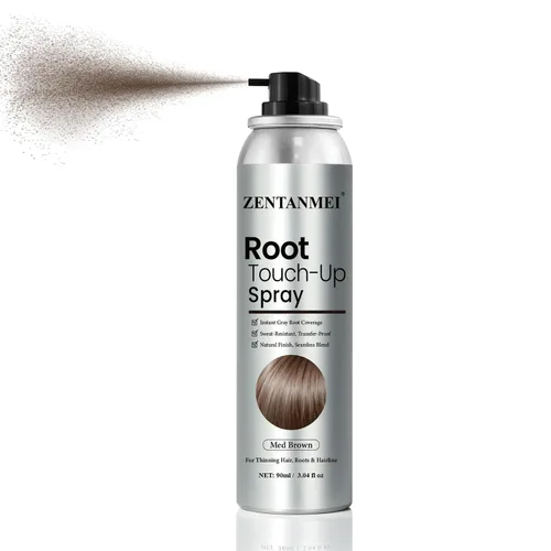 Vista 11 de Spray de retoque de raíz, spray de color temporal para el cabello Marrón claro
