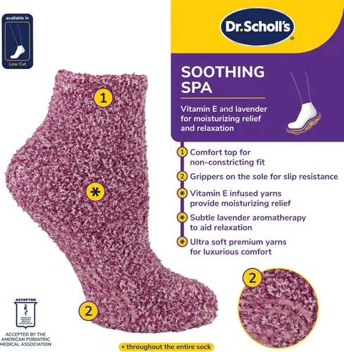 Vista 3 de Dr. Scholl's Calcetines de invierno Fairisle para mujer, surtido negro, 4-10, paquete de 3