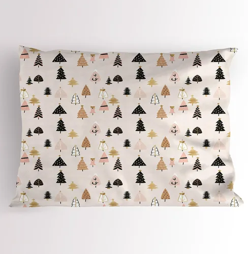 Vista 51 de Lunarable Juego de 2 fundas para almohada de otoño, tema vintage otoñal con estilo granja, ilustración de flores silvestres, artículo de cama