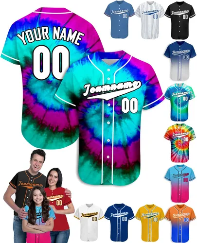 Vista 24 de Camiseta de béisbol personalizada para hombres, mujeres y niños con nombre, número y logotipo, camisetas de sóftbol personalizadas, S-4XL