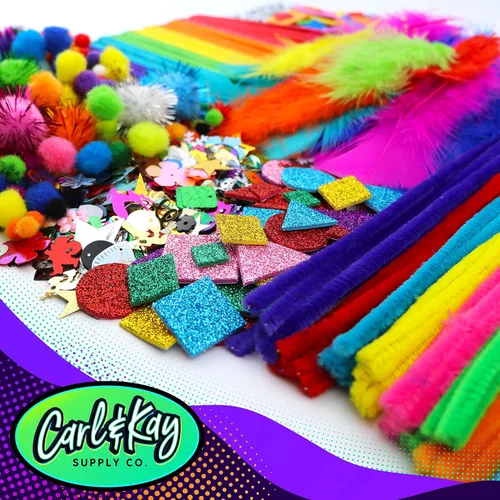 Vista 7 de Kit de suministros de artes y manualidades para niños, niños y niñas de 4, 5, 6, 7, 8 años, materiales de actividades para niños pequeños, ideal