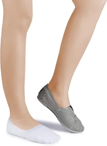 Vista 7 de Leotruny 6 pares de calcetines unisex de algodón atlético antideslizantes corte bajo forro plano no se muestran