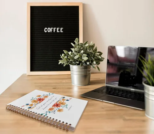 Vista 3 de Cuaderno cristiano, cuaderno de diario bíblico, cuaderno de oración de gratitud, regalos religiosos cristianos inspiradores para mujeres, 1 de Pedro
