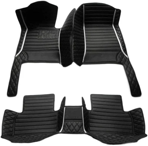 Vista 36 de Tapetes de automóvil personalizados para el 99% de modelos de vehículos, cuero, tapicería completa, color beige, rojo, rosa, azul, púrpura