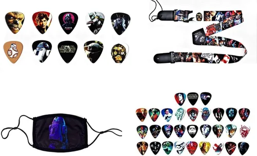 Vista 2 de Púas de guitarra Stars Warrs (púas pesadas (0.036 in))