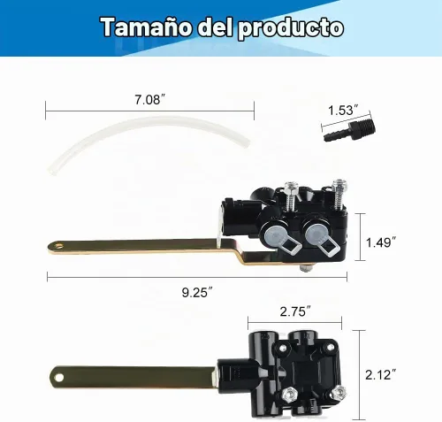 Vista 6 de JDMON Kit de válvula de control de altura de nivelación estándar de aire de repuesto para Ford Freightliner Volvo Kenworth, sustituye a 1614318000