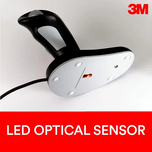 Vista 5 de 3M Mouse óptico ergonómico con cable, diseño patentado de agarre vertical que mantiene tu mano y muñeca en un ángulo neutro para mayor comodidad