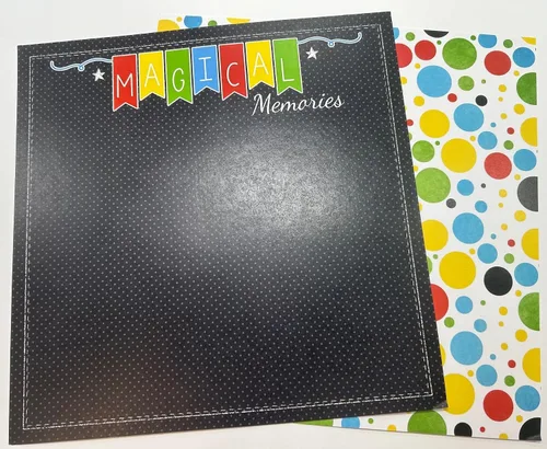 Vista 3 de Scrapbook Customs Kit de álbumes de recortes de papel y calcomanías temáticos, vacaciones mágicas