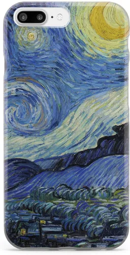 Vista 12 de Inspired Cases - Funda con textura 3D para iPhone Xs Max - Funda protectora de goma para iPhone Xs Max de Apple - Vincent Van Gogh - Noche estrellada