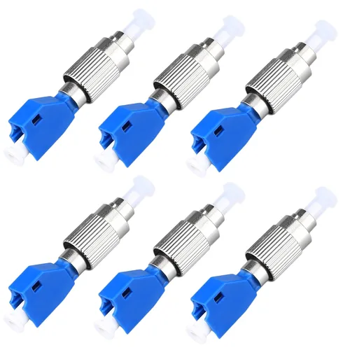 Vista 12 de Conector de fibra óptica, FC macho a LC hembra híbrido adaptador convertidor de fibra óptica compatible con medidor de potencia óptica localizador
