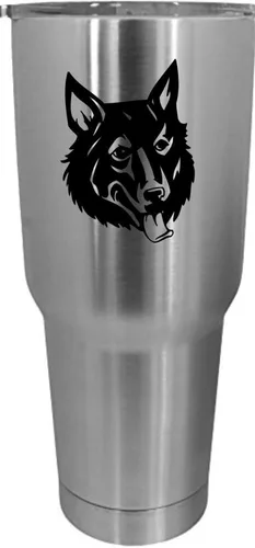 Vista 190 de Cairn Terrier - Vaso grabado con temática de perro, 30 onzas