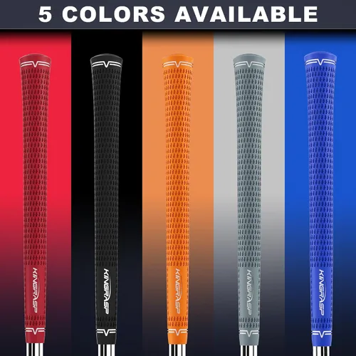 Vista 7 de Golf Grips, Standard/MidSize/Oversize 5 Colors for Choice, Rubber Golf Club Grips Golf Grips Kit