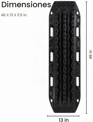 Vista 4 de Maxtrax MKII - Tabla de recuperación para vehículos negra Negro