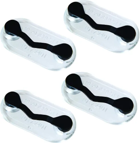 Vista 9 de Readerest Magnetic Eyeglass Holders (4 Pack) Eyewear Clip for Readers & Sunglasses, ID Badge Clip for Conferences, USA Made