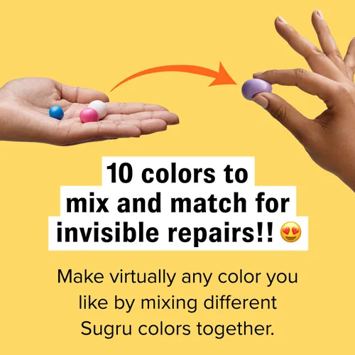 Vista 7 de Sugru Pegamento moldeable, pegamento multiusos para fijación y fabricación creativas, color negro, paquete de 3