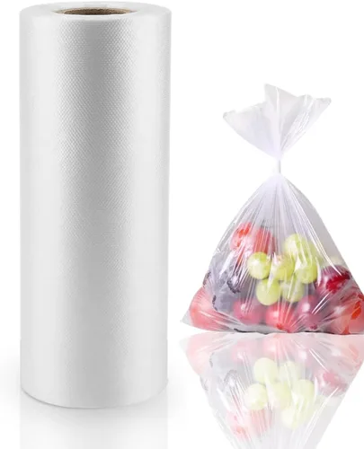 Vista 21 de Bolsas de almacenamiento de alimentos de 10 x 14 pulgadas, bolsa de plástico transparente, 500 unidades bolsa de plástico desechable para alimentos