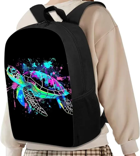 Vista 55 de HUGS IDEA Los animales frescos 3D niños escuela libro bolsa niños impresión mochilas, Baloncesto, Moderno