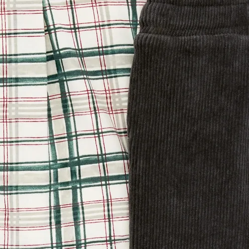 Vista 3 de Burt's Bees Baby baby-boys Shirt and Pant Set, Top & Bottom Outfit Bundle, 100% Organic Cotton