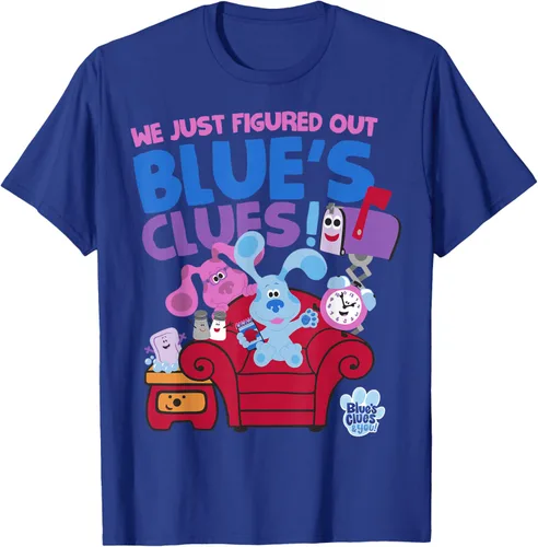 Vista 19 de Blue's Clues & You Group Shot Just Figured Out Blue's Clues Camiseta Negro